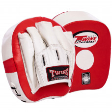 Лапи вигнуті для боксу та єдиноборств TWN (2 шт), 18 × 18 × 8 см VL-2054  червоний