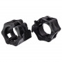 Быстросъёмные замки для грифа Lock-Jaw PRO Record 50 мм чёрные TA-4600-50