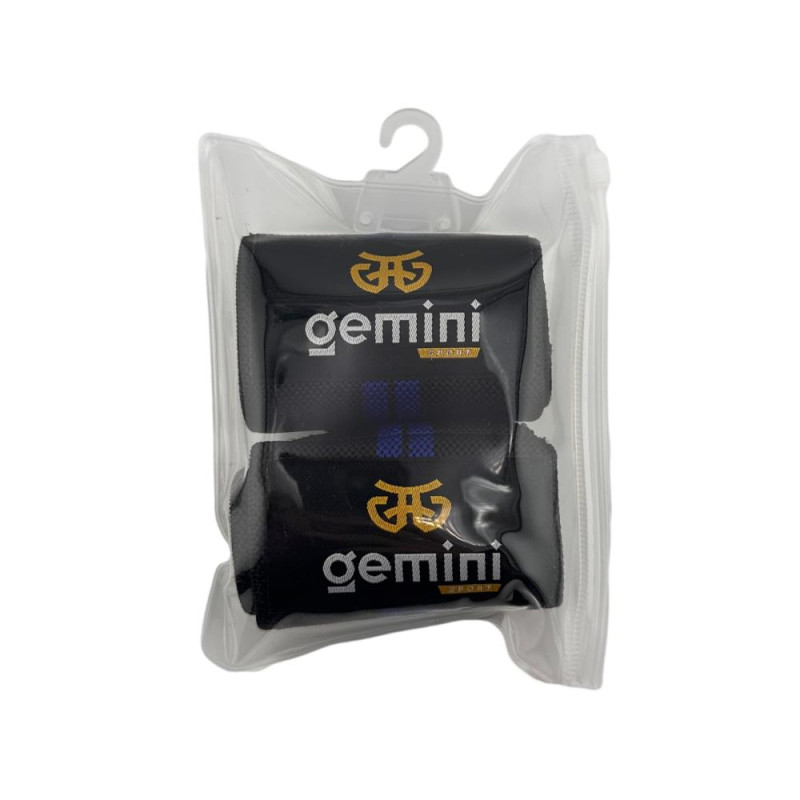 Напульсник эластичный для фиксации запястья Gemini 2шт GC-8282  Черный-красный