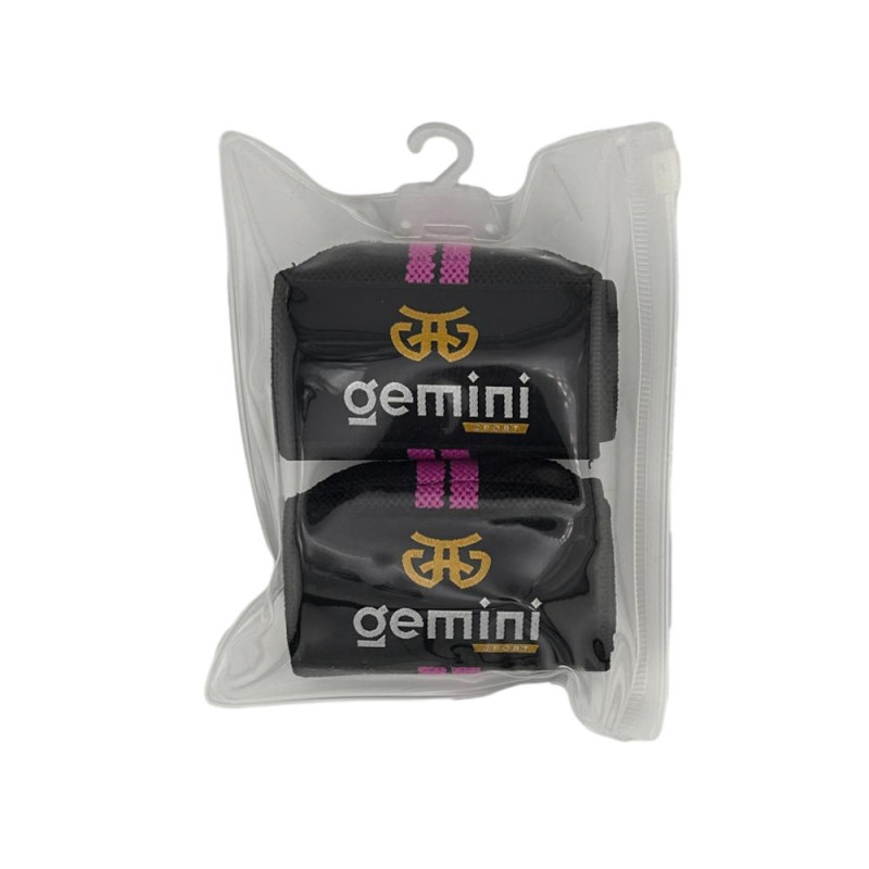 Напульсник эластичный для фиксации запястья Gemini 2шт GC-8282  Черный-красный