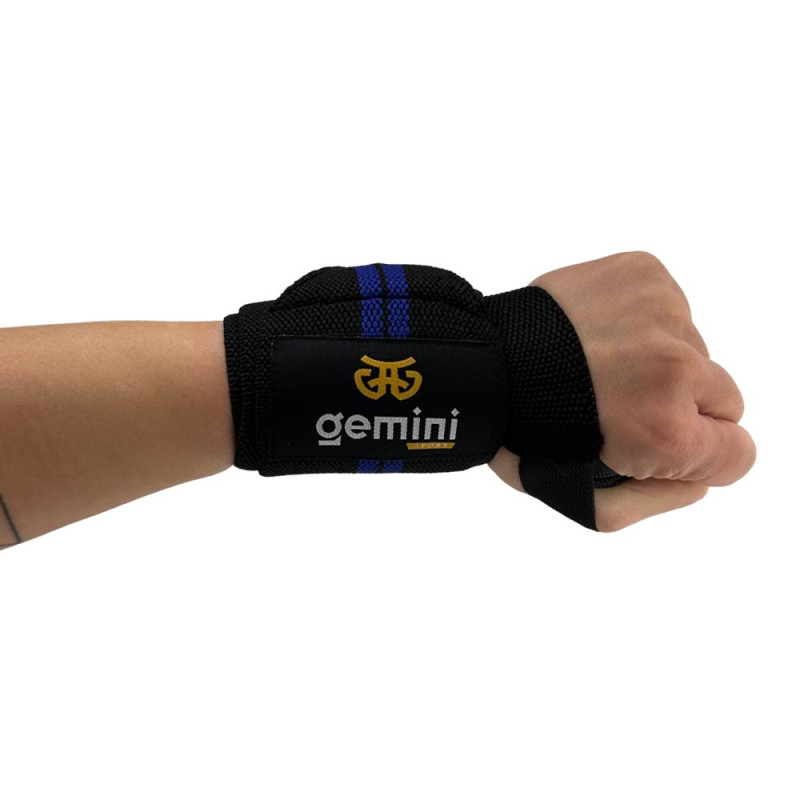 Напульсник эластичный для фиксации запястья Gemini 2шт GC-8282  Черный-красный