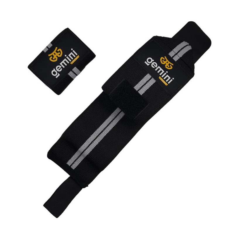 Напульсник эластичный для фиксации запястья Gemini 2шт GC-8282  Черный-красный