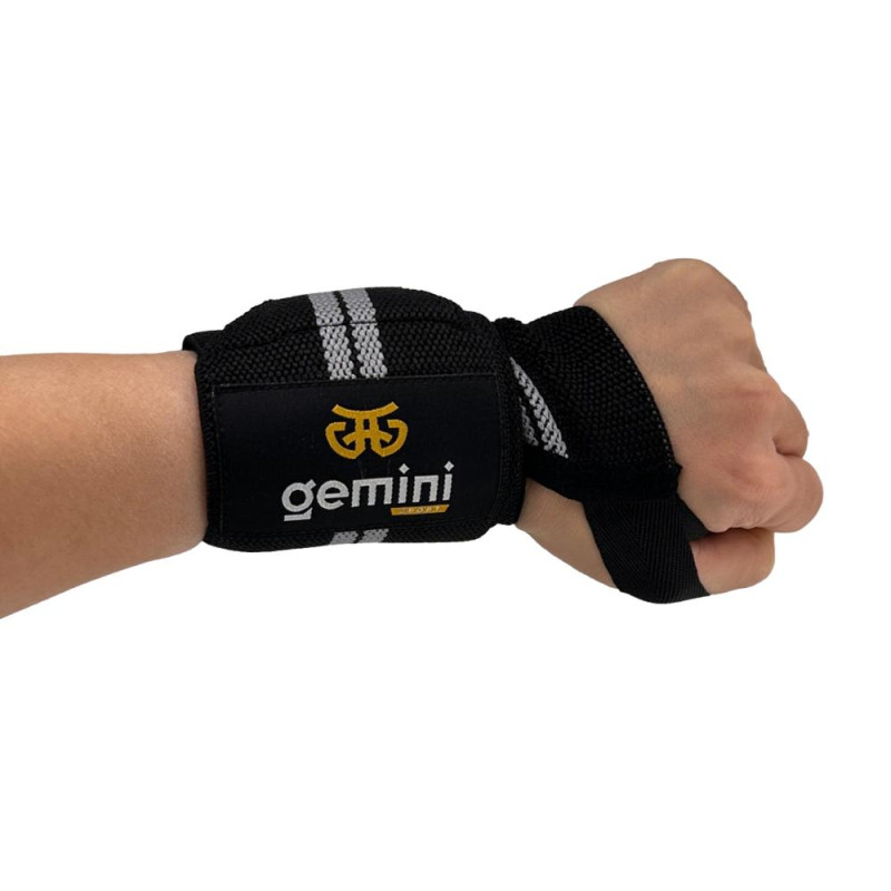 Напульсник эластичный для фиксации запястья Gemini 2шт GC-8282  Черный-красный