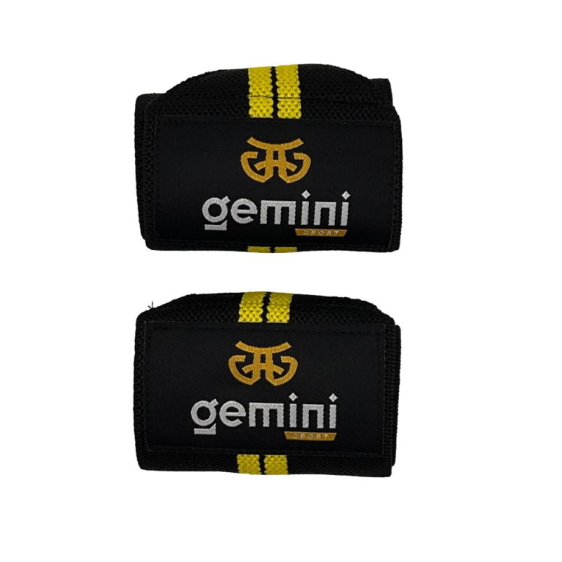 Напульсник эластичный для фиксации запястья Gemini 2шт GC-8282  Черный-красный