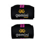 Напульсник эластичный для фиксации запястья Gemini 2шт GC-8282  Черный-красный