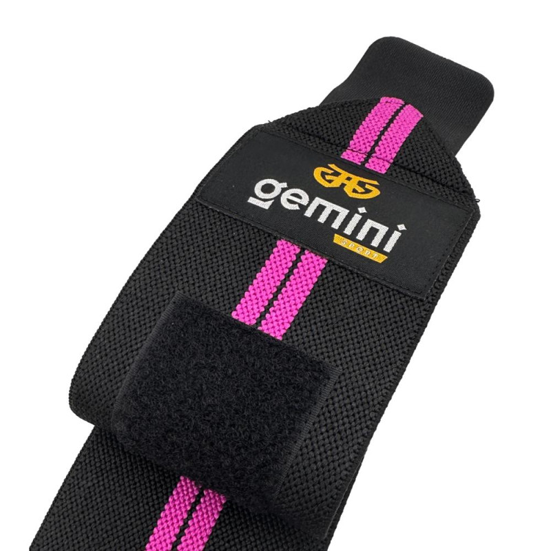 Напульсник эластичный для фиксации запястья Gemini 2шт GC-8282  Черный-красный