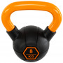 Гиря тренувальна LiveUp Urethane Competition Kettlebell 8 кг чорно-помаранчева UAZE5336-8