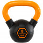 Гиря тренувальна LiveUp Urethane Competition Kettlebell 8 кг чорно-помаранчева UAZE5336-8