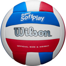 М'яч волейбольний Wilson SUPER Soft play whrdblue