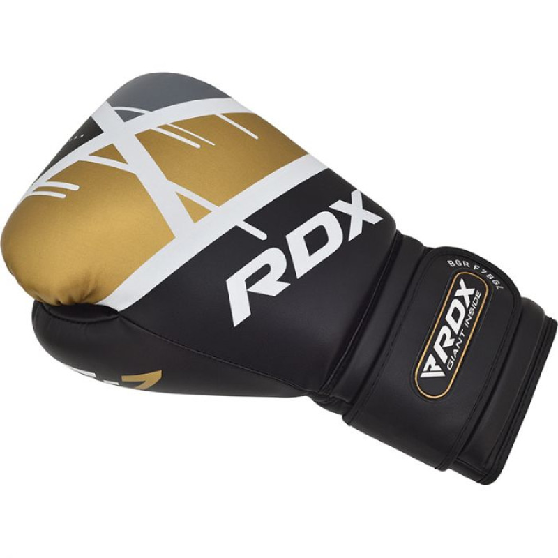 Боксерські рукавички RDX Rex Leather Black 12 ун.