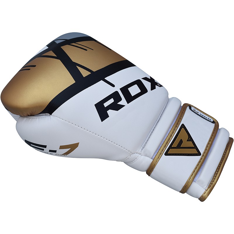 Боксерські рукавички RDX Rex Leather Gold 8 ун.
