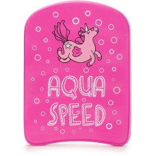 Дошка для плавання Aqua Speed KIDDIE Kickboard Unicorn 6896 Рожевий Діт 31x23x2,4cm 186-Unicorn