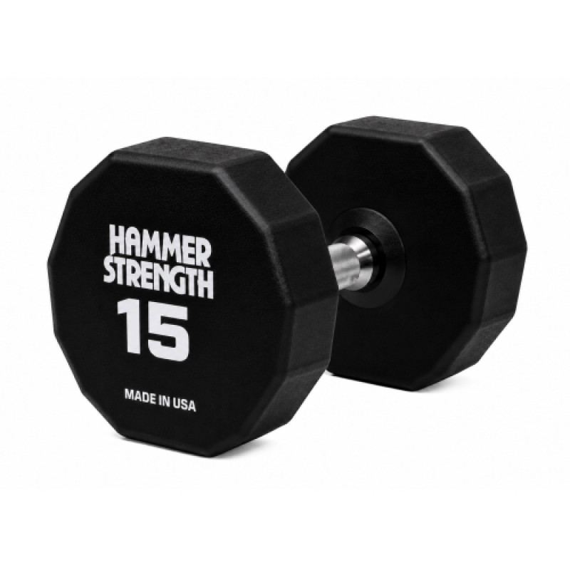 Гантель уретанова Hammer Strength 15 кг FN15TPU