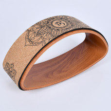 Колесо для пілатес та йога пробковий GS-4202