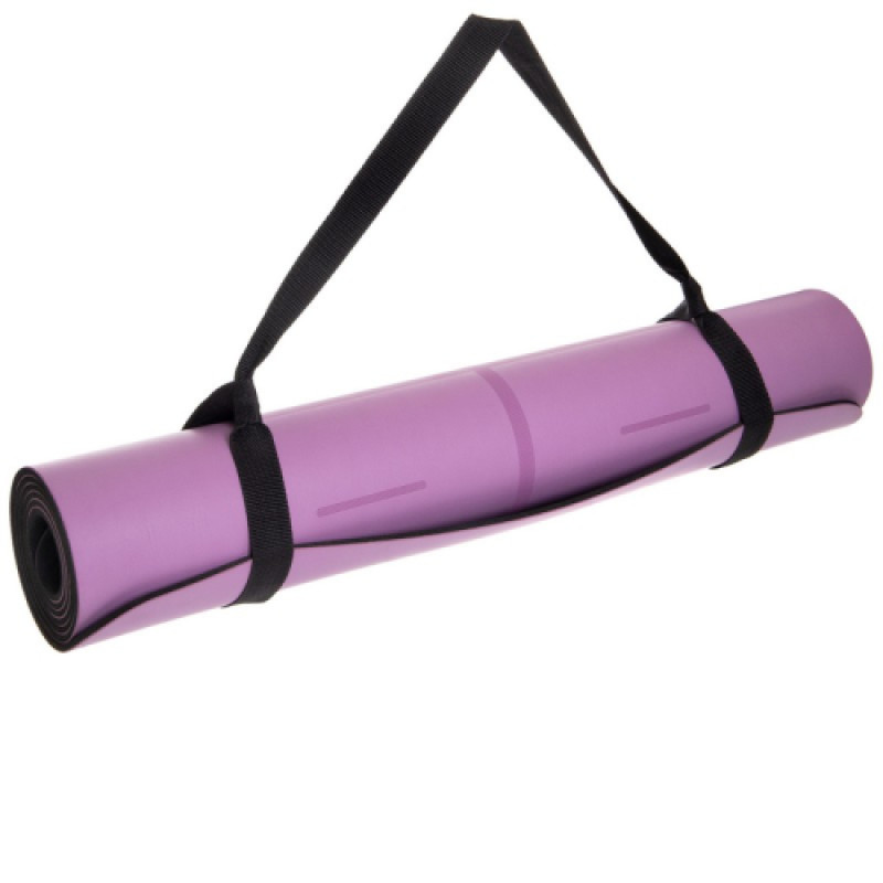 Мат для йоги Generation Fitness 183х61х0,6 фіолетовий