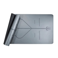 Мат для йоги Generation Fitness 183х61х0,6 сірий