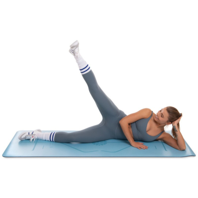 Мат для йоги Generation Fitness 183х61х0,6 світло-синій