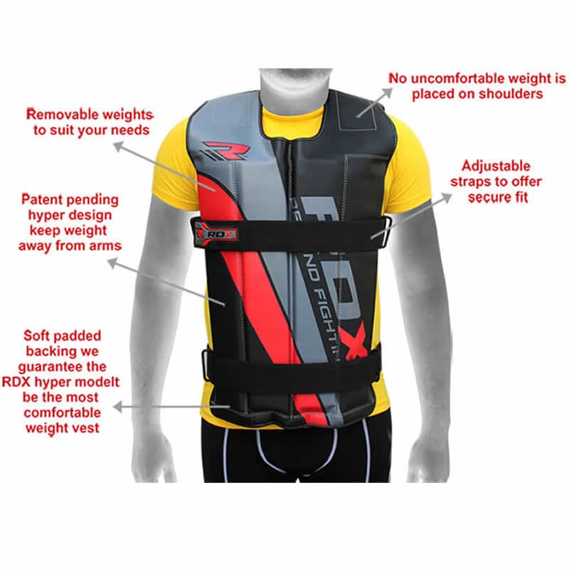 Обважнювальний жилет RDX Red 18 кг