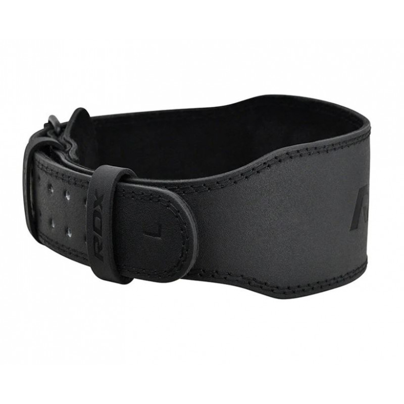 Пояс для важкої атлетики RDX Leather Full Black M