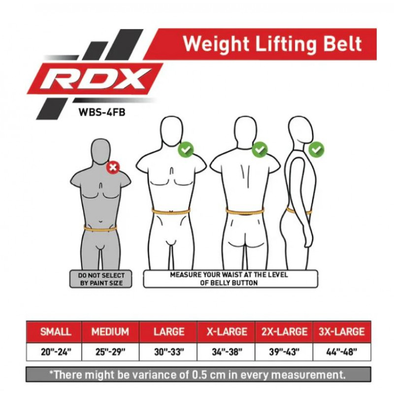 Пояс для важкої атлетики RDX Leather Full Black M