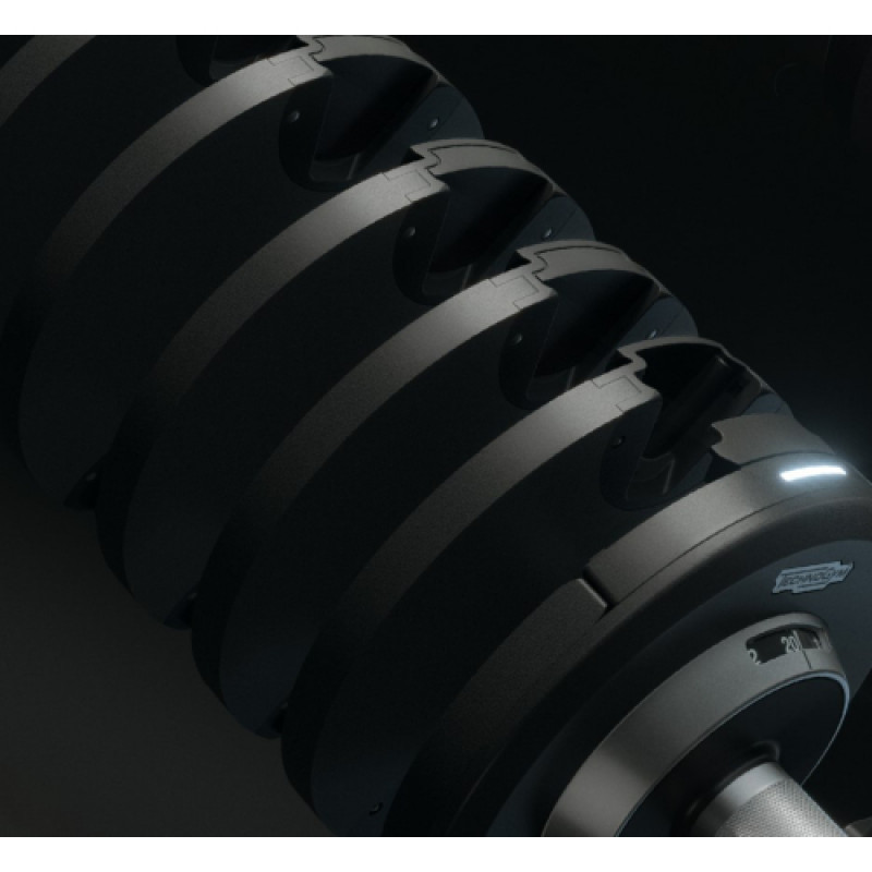 Регульовані гантелі 2-24 кг Technogym Connected Dumbbells з підставкою