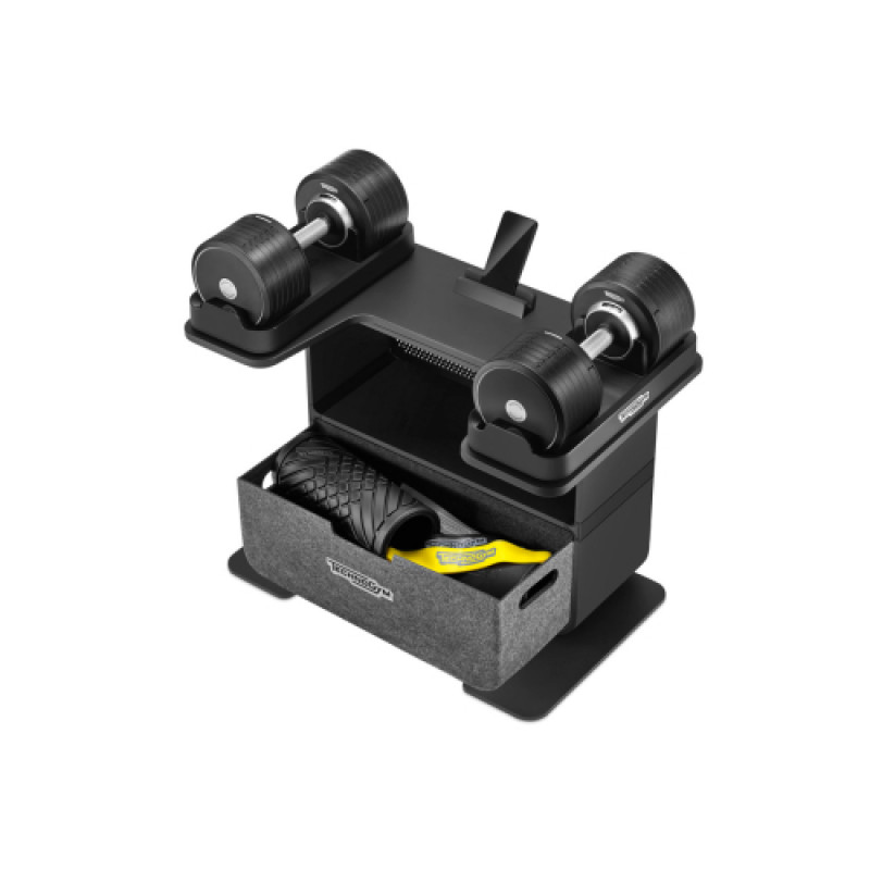 Регульовані гантелі 2-24 кг Technogym Connected Dumbbells з підставкою