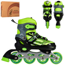 Ролики Profi Roller A 4144-M-GR размер 35-38 Зеленый