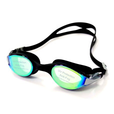 Очки для плавания LEACCO хамелеон, черный-серый MC-1970-GREY