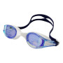 Очки для плавания LEACCO хамелеон, бело-синий MC-1970-BL