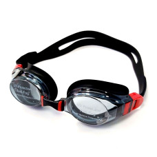 Очки для плавания LEACCO черный-красный SG-1670-BK