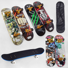 Скейт деревянный с чехол S GC-00675