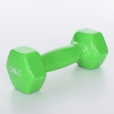 Гантель для фитнеса с виниловым покрытием 2шт G0290-2GR