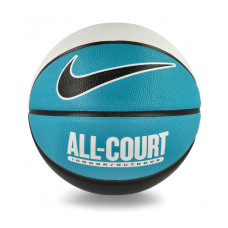 Мяч баскетбольный Nike Everyday All Court 8P Deflated размер 7 White/Teal Nebula/Black N.100.4369.110.07 (Оригинал)