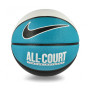 Мяч баскетбольный Nike Everyday All Court 8P Deflated размер 7 White/Teal Nebula/Black N.100.4369.110.07 (Оригинал)