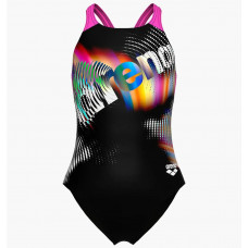Купальник для плавания слитный Arena LIT LOGO SWIMSUIT V BACK L Дет 010690-590 (Оригинал)     128 см