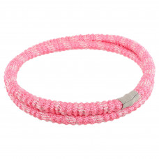 Обруч Хулахуп мягкий цельный с пружинным каркасом для фитнеса SP-Sport PL-7649 (полиэстер, розовый)