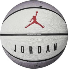 Мяч баскетбольный Nike JORDAN PLAYGROUND 2.0 8P DEFLATED CEMENT GREY/WHITE/BLACK/FIRE RED размер 6 (Оригинал)