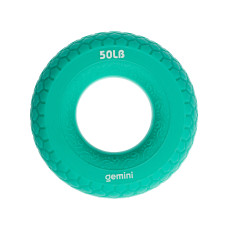 Еспандер кистьовий кільце силікон Gemini GI-3991-50LB навантаження 22,5 кг бірюзовий