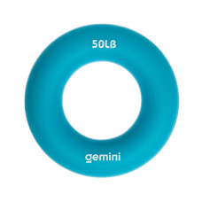 Еспандер кистьовий кільце силікон Gemini GI-3994-50LB навантаження 22,5кг синій