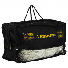 Сетка на ворота футбольные AOPI в комплекте из 2 штук 5,5x2,1x1,1х2м белый AP-459