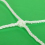 Сетка на ворота футбольные AOPI в комплекте из 2 штук 5,5x2,1x1,1х2м белый AP-459