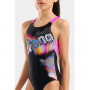 Цільний купальник для плавання Arena LIT LOGO SWIMSUIT V BACK L Дет 010690-590 (Оригінал)     140 см