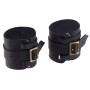 Напульсник атлетический кожаный GA-9934 черный 1шт.