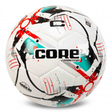 Футбольний м'яч CORE COMPETITION №5 PU FB-7584 Зелено-червоний