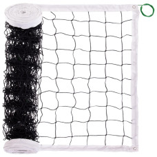 Сітка для волейболу GC-7526 9,5x1,0м чорний-білий