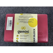 Блок для йоги Gemini Eva Pro 180грам 23х15х7, 5см (Малиновий) RS GBK-1006