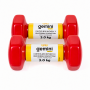 Гантели для фитнеса Gemini Sport с виниловым покрытием 2×3 кг GSD-3.0RED