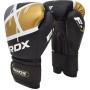 Боксерські рукавички RDX Rex Leather Black 16 ун.