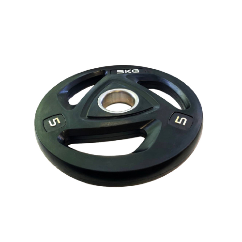 Диск олімпійський гумовий чорний Generation Fitness RCP17-5 кг