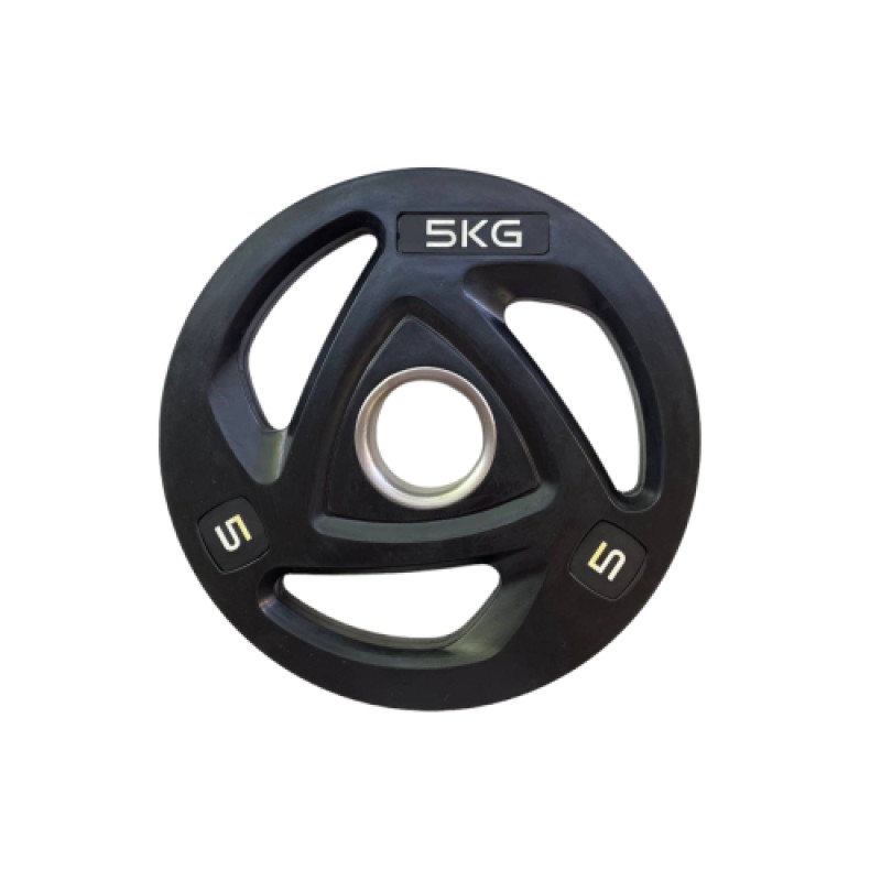 Диск олімпійський гумовий чорний Generation Fitness RCP17-5 кг
